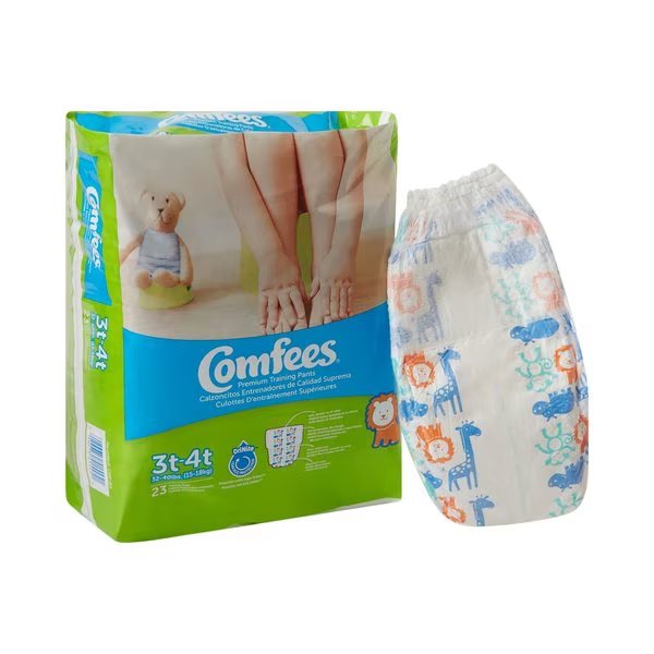 Comfees Toddler Training Pants Size 3T to 4T 32 to 40 lbs, PK 23, Comfees, Mfr#: CMF-B3